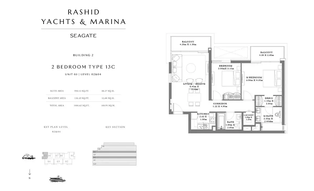 Type 13C, Unit 05, Level 02-04 Building 2